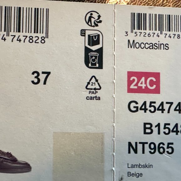 CHANEL 24C Leather Quilted Tab Turn Lock Turnlock CC Loafer Moccasin Flat Shoes - Picture 11 of 11